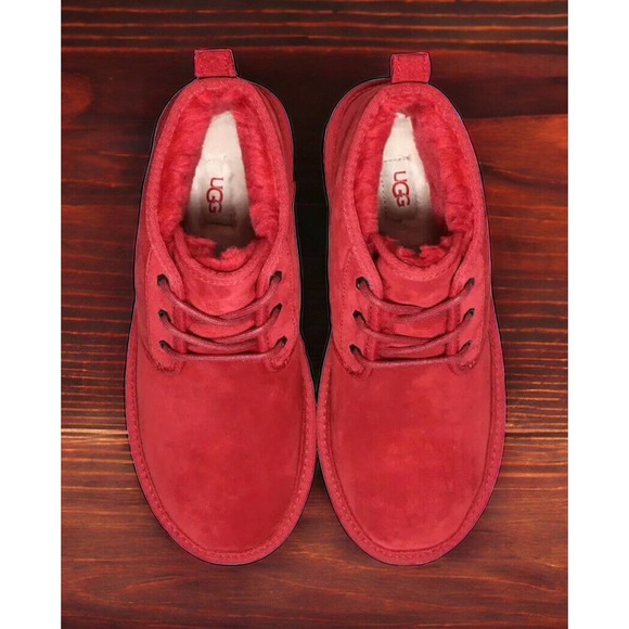 UGG Neumel Red Suede Chukka Ankle Boots Shoes Mens Size 13 New Fast Ship main image 10